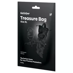   Satisfyer Treasure Bag XL - diskrétne úložné vrecúško - veľké (čierne)