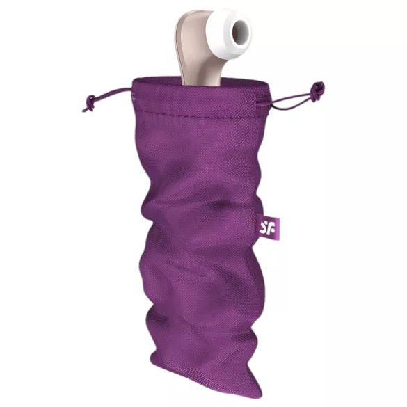 Satisfyer - diskrétna taška na erotické pomôcky - stredná veľkosť - fialová