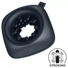   Satisfyer - vibračný masturbátor pre mužov - dobíjací - čierny