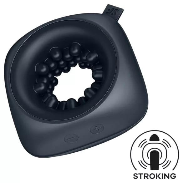 Satisfyer - vibračný masturbátor pre mužov - dobíjací - čierny