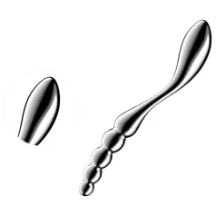   Satisfyer Star Force 1 - análna hračkа - oceľový guľatý dildо - strieborná
