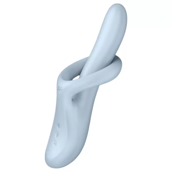 Satisfyer Heat Flex 4 - vibrátor s ohrevom na klitoris - strieborný