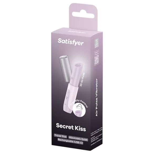 Satisfyer Secret Kiss - stimulátor klitorisu na vlny vzduchu - ružový