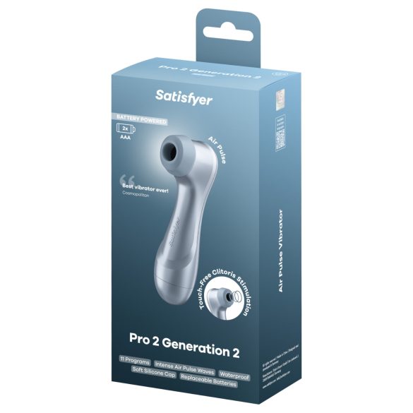 Satisfyer Pro2 Gen2 - stimulátor klitorisu s tlakovými vlnami - modrá