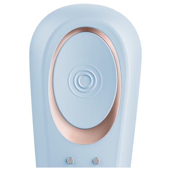 Satisfyer Double Classic - párový vibrátor (modrý)