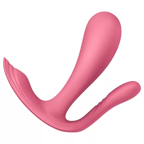 Satisfyer Top Secret+ - nositeľný vibrátor na bod G a análny vibrátor (ružový)