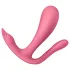 Satisfyer Top Secret+ - nositeľný vibrátor na bod G a análny vibrátor (ružový)