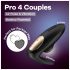 Satisfyer Pro 4 Couples - párový vibrátor s tlakovou stimuláciou klitorisu