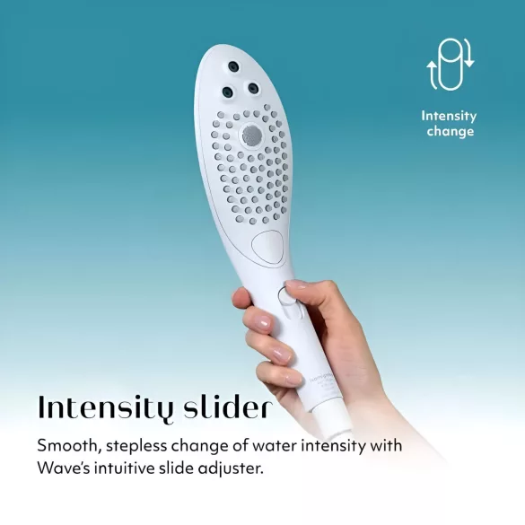 Womanizer Wave - masážna sprchová hlavica (biela)