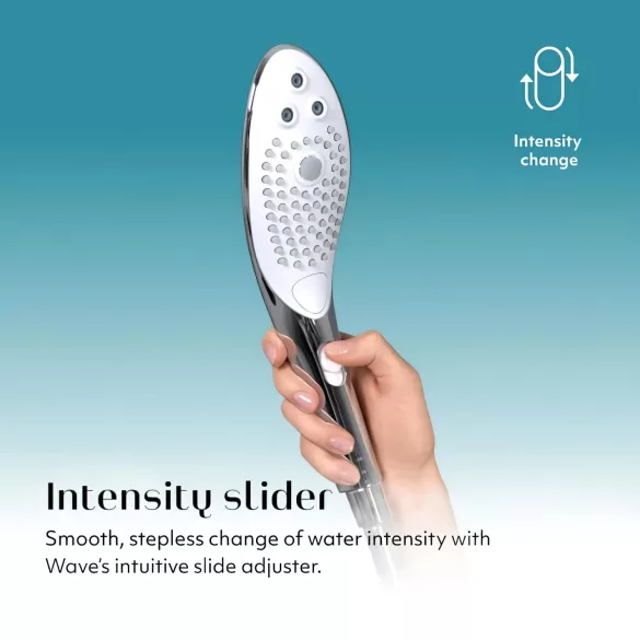Womanizer - erotická sprchová hlavica - masážna - chróm