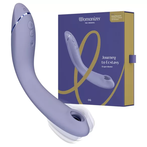 Womanizer OG - vibrátor G-bodu a klitorisu - pulzácie - fialový - nabíjateľný