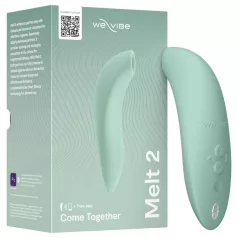   We-Vibe Melt 2 - aplikáciou ovládaný stimulátor klitorisu s tlakovými vlnami (tyrkysový)