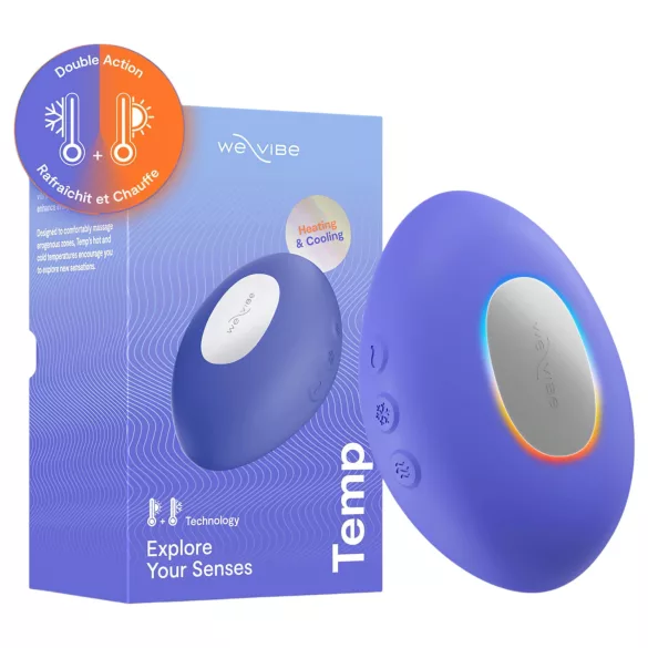 We-Vibe Temp - chladivý-hrejivý dráždidlo klitorisu vibrátor (modrý)