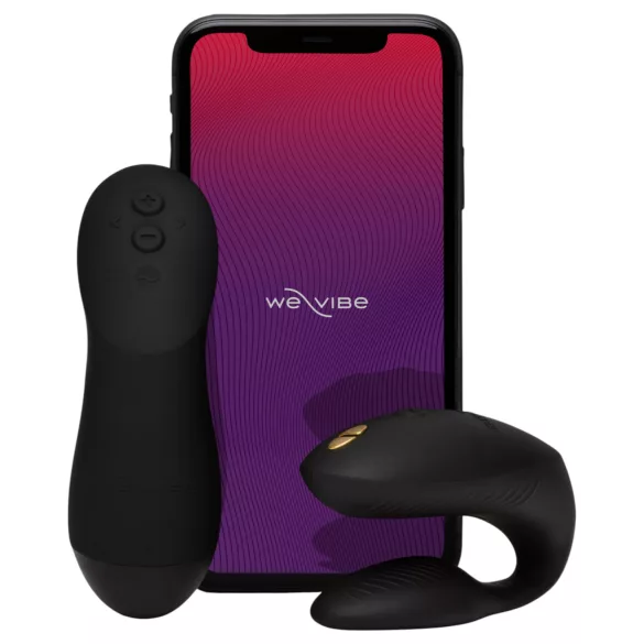 We-Vibe Chorus Pro - inteligentný, diaľkovo ovládaný párový vibrátor (čierny)