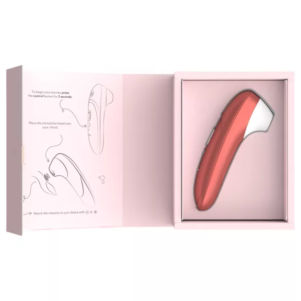 Womanizer Pro - stimulátor klitorisu s tlakovými vlnami (červený)