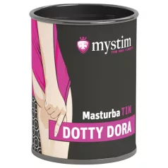   Mystim MasturbaTIN Dotty Dora - mužský masturbátor - výstupky - biela