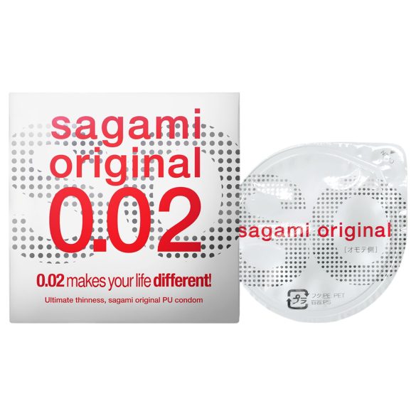 Sagami Original 0.02 - kondóm - 55mm (1ks)