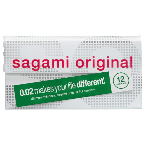 Sagami Original 0,02 - kondóm - 55mm (12ks)