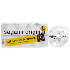 Sagami Original 0.02 L - kondóm - ultra tenký - 58mm (6ks)
