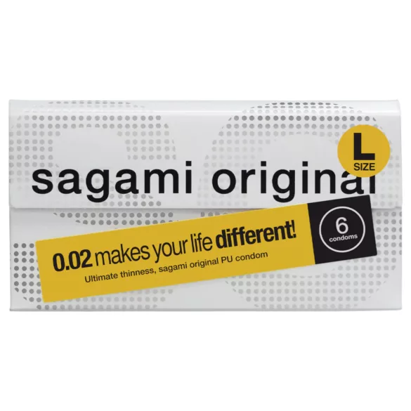 Sagami Original 0.02 L - kondóm - ultra tenký - 58mm (6ks)