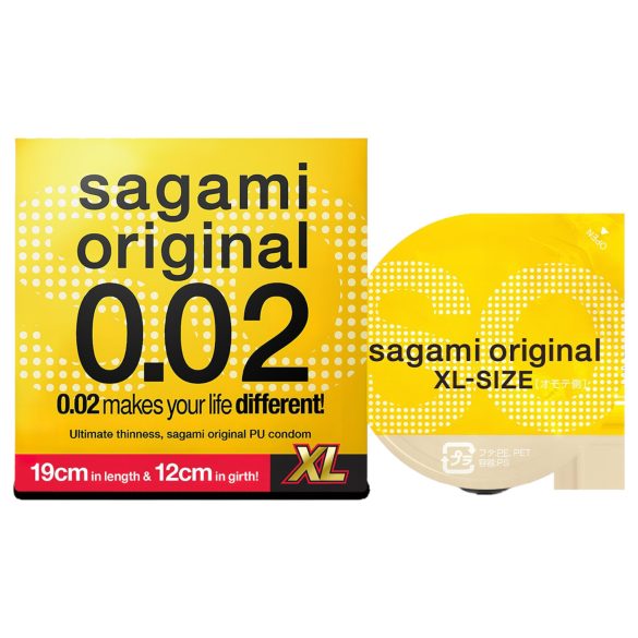 Sagami Original 0,02 XL - kondóm - 61mm (1ks)