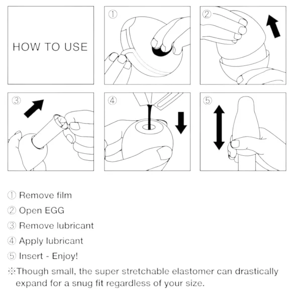 TENGA Egg Tube - vajíčko masturbátor (1 ks)