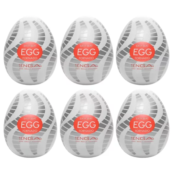 TENGA Egg Tornado - masturbačné vajíčko - sada 6 ks