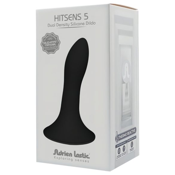 Adrien Lastic Hitsens 5 - Análny dildo - termoaktívny - čierny