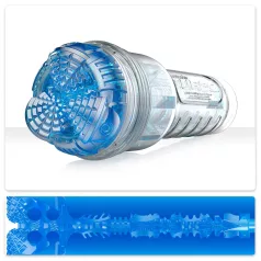 Fleshlight Turbo Core - pohlcujúci masturbátor - modrá