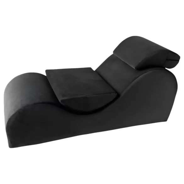 Liberator Esse Lounger - tantra kreslo - nastaviteľné - čierne