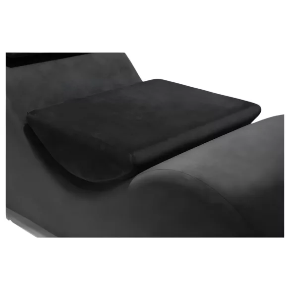 Liberator Esse Lounger - tantra kreslo - nastaviteľné - čierne