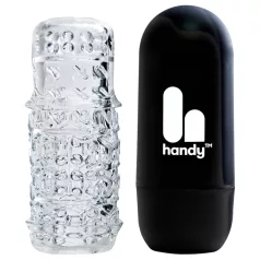   The Handy - masturbátor - realistický pocit TrueGrip Gen 2 - priehľadný