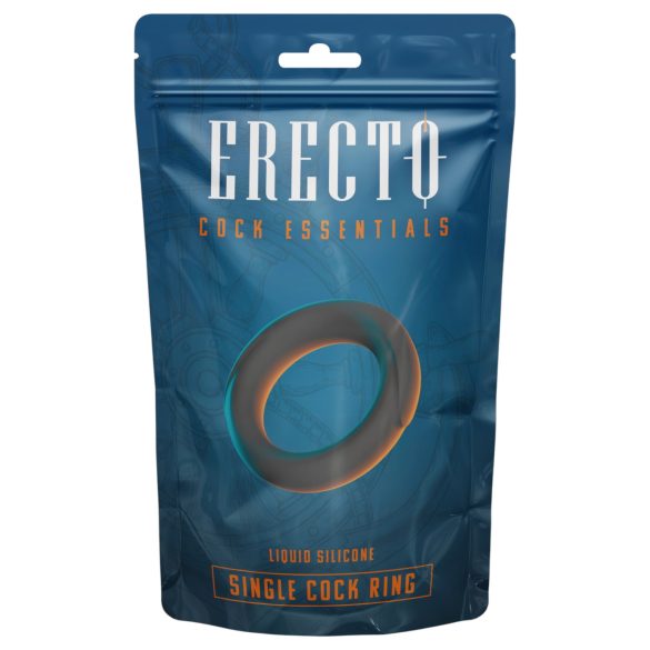 Erecto - erekčný krúžok na penis - čierny