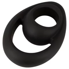   Erecto - erekčný krúžok na penis a semenníky - silný - čierny