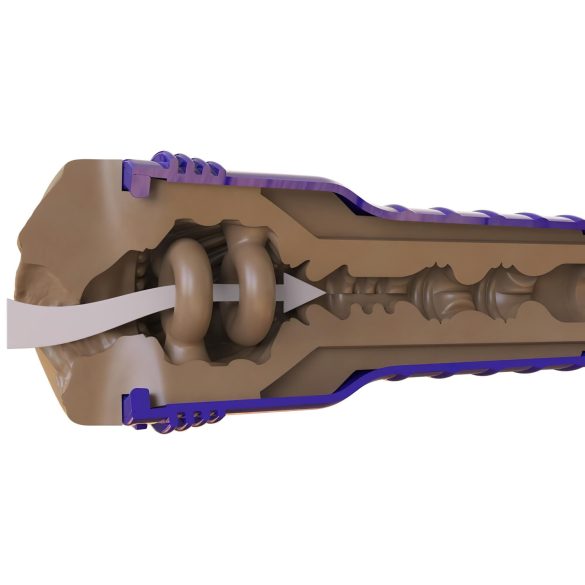 Fleshlight Boost Bang - realistická vagína masturbátor - hnedá