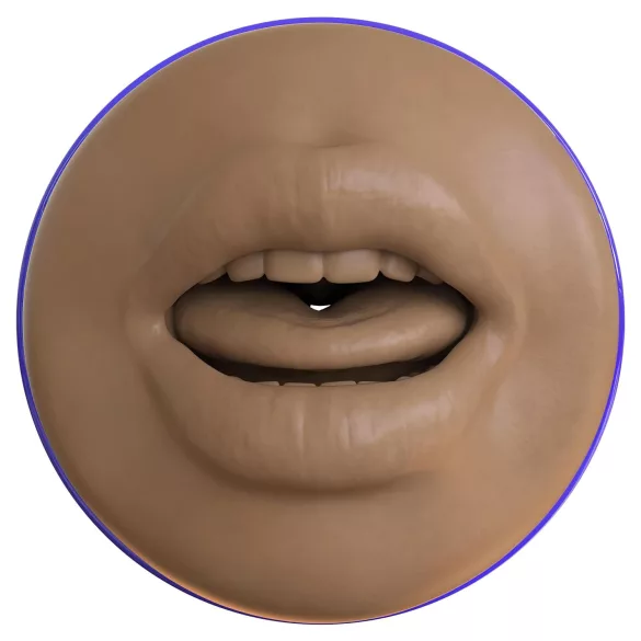 Fleshlight Boost Blow - realistický ústny masturbátor - hnedá