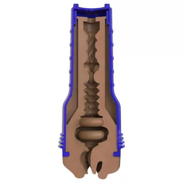Fleshlight Boost Blow - realistický ústny masturbátor - hnedá