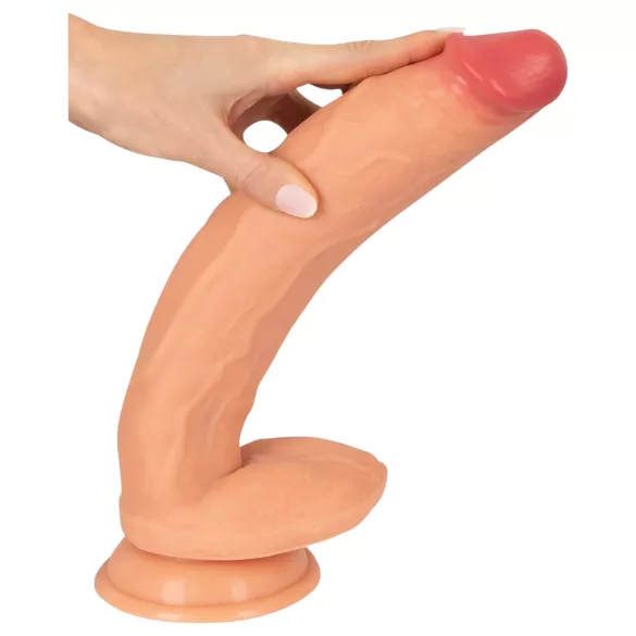 Realistixxx Real Giant - realistický dildó s semenníkmi - extra veľký