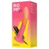 ROMP Dizi - silikónový ohybný dildo - ružovo-oranžový
