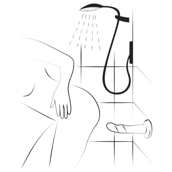 ROMP Piccolo - pružný silikónový dildo (modro-fialový)