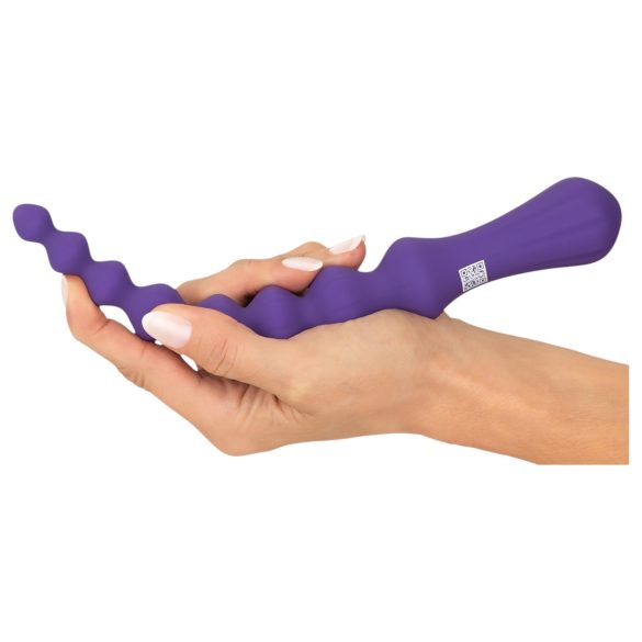 You2Toys - Flexibilné análne dildo s guľkami (fialové)