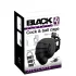 Black Velvets - klietka na penis a semenníky - čierna