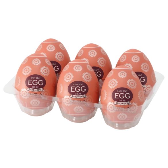 TENGA Egg Gear Stronger - vajíčko masturbátor - silný - 6 kusov