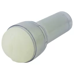   Kiiroo Feel Glow - svietiaca umelá vagína - PowerBlow kompatibilná (biela)