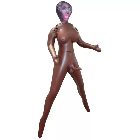 Excellent Power - realistická transsexuálna bábika - silikón - životná veľkosť