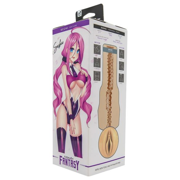 Fleshlight - masturbátor vagina - Sasha Nakamoto - prírodná farba