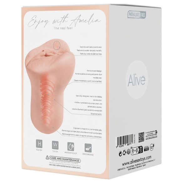 Alive - masturbátor vagina - realistický pocit - naturálna farba