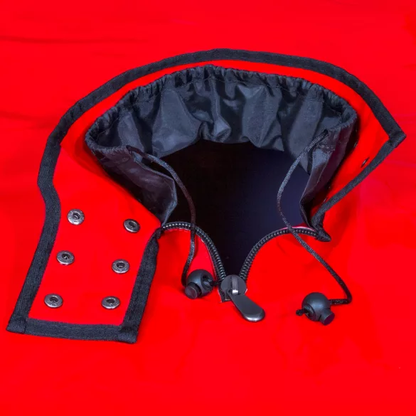 Secretdome - BDSM sex kabína s otvormi (čierna)