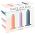 You2Toys - Three in a Row - tréningová sada dild - 3 ks (farebné)