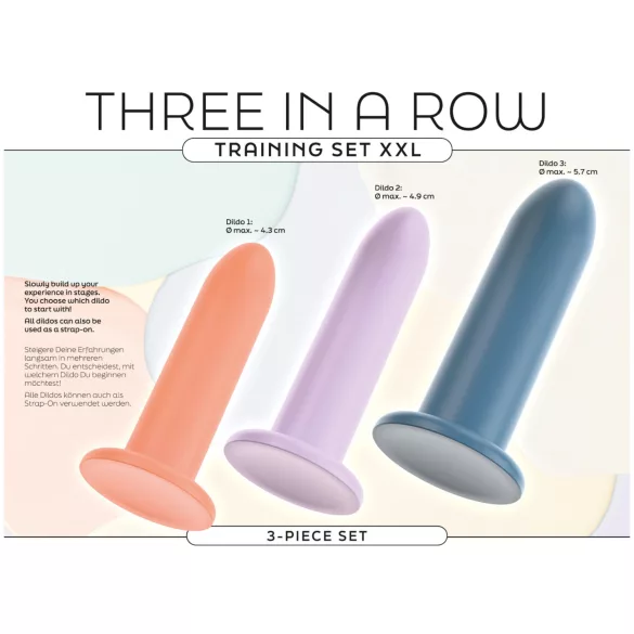 You2Toys - Three in a Row - tréningová sada dild - 3 ks (farebné)